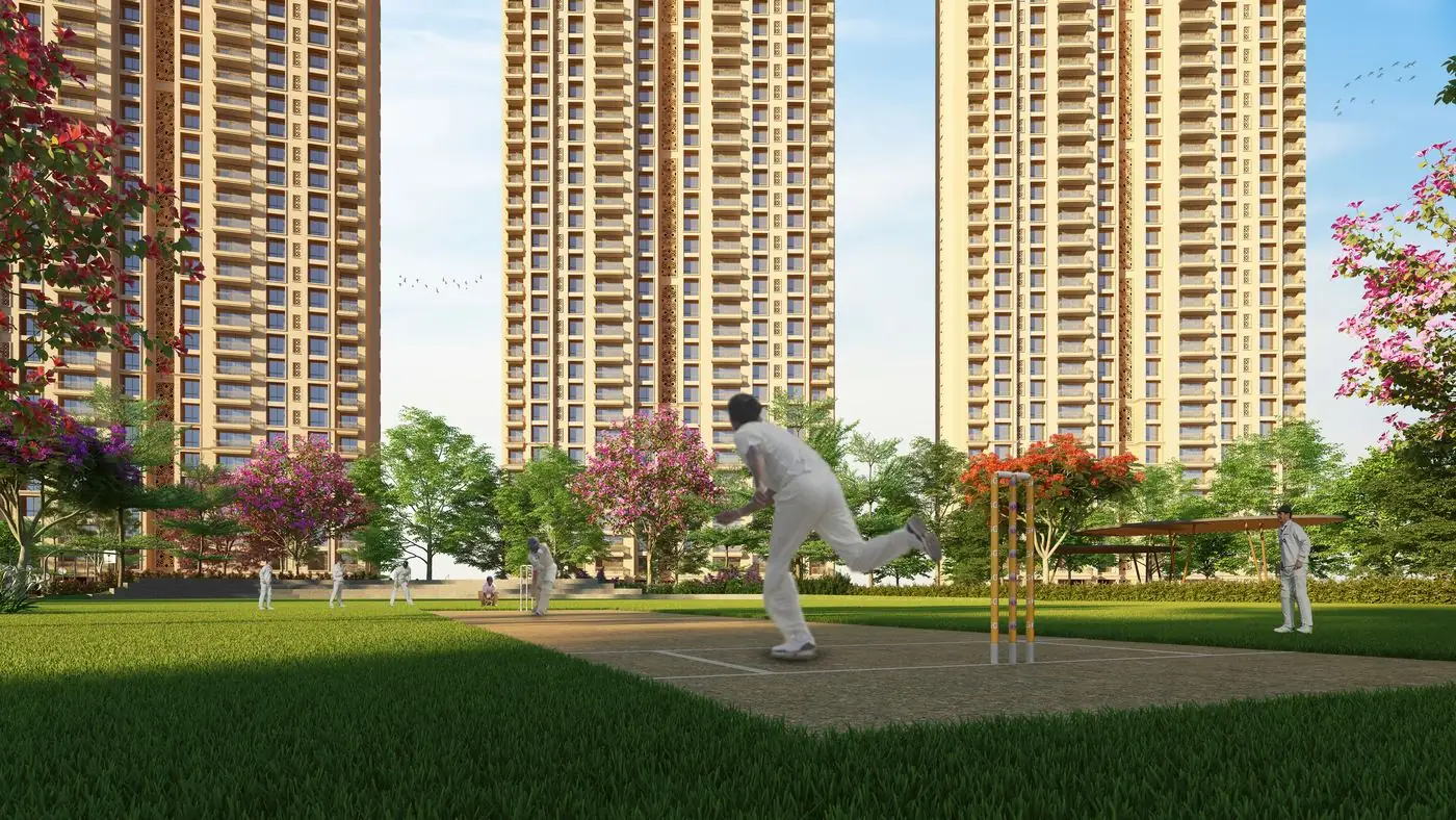 Cricket field at The Arena, artist's impression